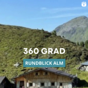 360 Grad Rundblick von der Alm,Tirol, Österreich